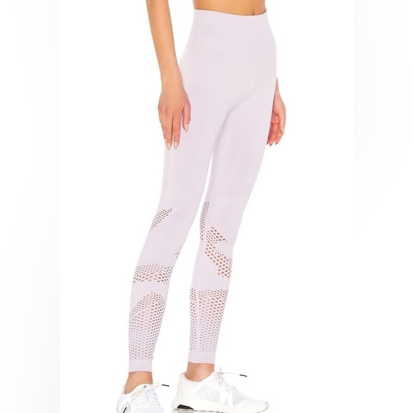 Alala Camo Seamless Legging High Waist Perforated Laser Cut Lilac Size Small - Picture 10 of 16